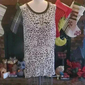 Leopard print tunic